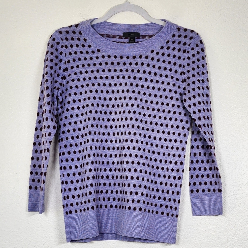 J. Crew Polka Dot Sweater XS - Picture 3 of 7